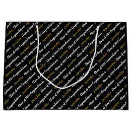 Gefeliciteerd Black White Gold Class van 2024 Groot Cadeauzakje