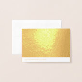 Gefeliciteerd Blank Echte Folie Kaart (Met envelop)