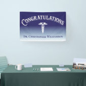 Gefeliciteerd Blue Medical Doctor Spandoek (Beurs)