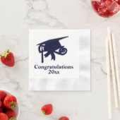 Gefeliciteerd Blue Pet Afstuderen Servetten (Insitu)