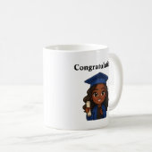 Gefeliciteerd Blue Pet & Gown Mok (Voorkant rechts)
