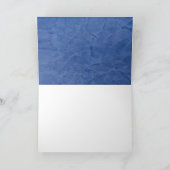 Gefeliciteerd Blue Plaster Kaart (Binnen)