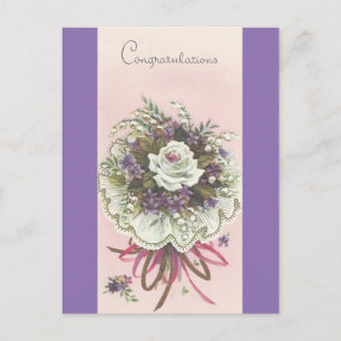 gefeliciteerd Bouquet Briefkaart