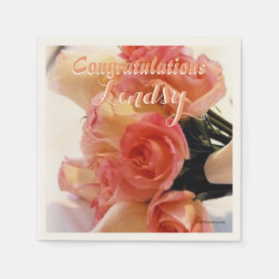 Gefeliciteerd Bouquet Servetten