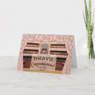 Gefeliciteerd, Brava voor Vrouw Kaart