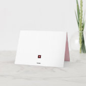 Gefeliciteerd Bride en Groom Pink Wedding Kaart (Achterkant)