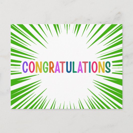 GEFELICITEERD BRIEFKAART (Voorkant)