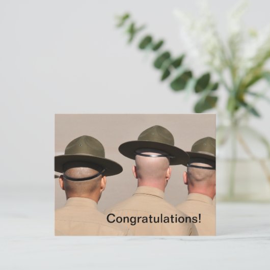 Gefeliciteerd Briefkaart (Staand voorkant)