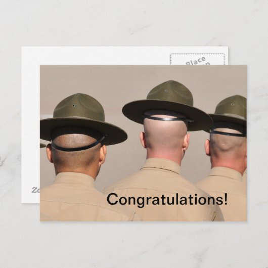 Gefeliciteerd Briefkaart (Voorkant / Achterkant)