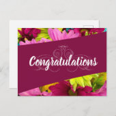 Gefeliciteerd Briefkaart (Voorkant / Achterkant)