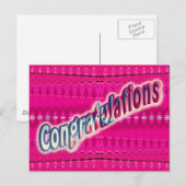 Gefeliciteerd Briefkaart (Voorkant / Achterkant)