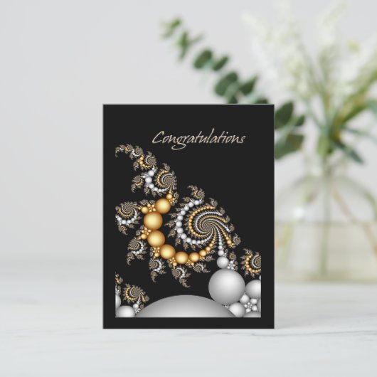 Gefeliciteerd Briefkaart (Staand voorkant)