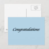 Gefeliciteerd Briefkaart (Voorkant / Achterkant)