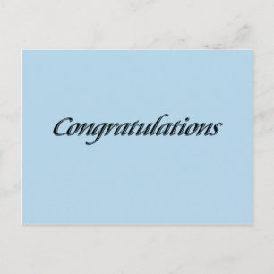 Gefeliciteerd Briefkaart