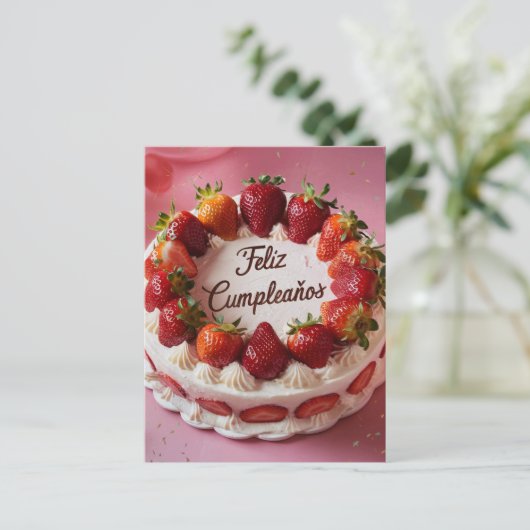 Gefeliciteerd briefkaart (Staand voorkant)