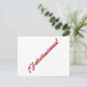 Gefeliciteerd Briefkaart (Staand voorkant)