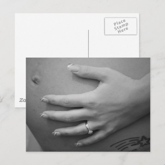 Gefeliciteerd briefkaart (Voorkant / Achterkant)