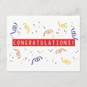 Gefeliciteerd Briefkaart (Voorkant)