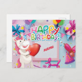 gefeliciteerd briefkaart (Voorkant / Achterkant)