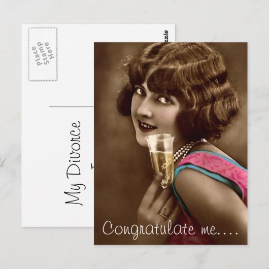 Gefeliciteerd Briefkaart (Voorkant / Achterkant)