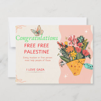 Gefeliciteerd Briefkaart