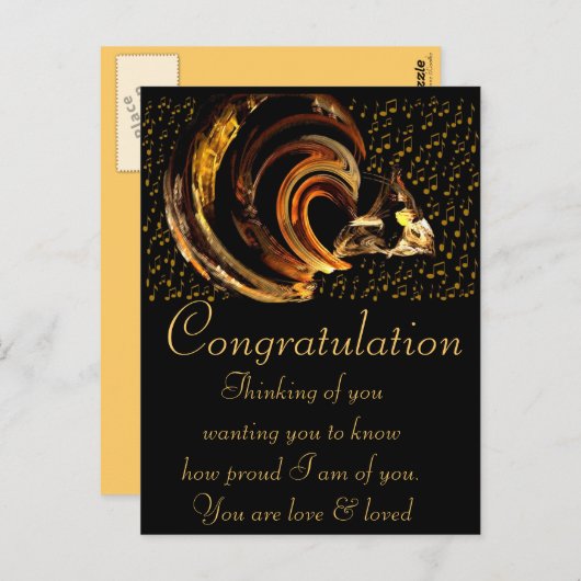 Gefeliciteerd_Briefkaart Briefkaart (Voorkant / Achterkant)