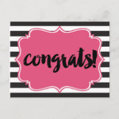 Gefeliciteerd Briefkaart Perfect Posh (Voorkant)