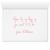 Gefeliciteerd | Britse Korthaar Cat (Binenzijde Horizontaal (Onderkant))