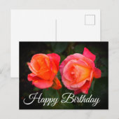 Gefeliciteerd Broadway Rose #1 Ansichtkaart Briefkaart (Voorkant / Achterkant)