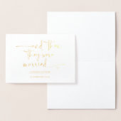 Gefeliciteerd Bruid en Bruidegom Vriend Huwelijksd Folie Kaarten (Display)