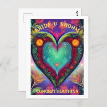 GEFELICITEERD BRUID EN BRUIGOM  