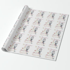 Gefeliciteerd! Bruidsjurk bruid & bruidegom Cadeaupapier