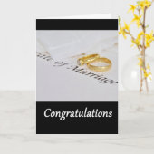 Gefeliciteerd bruiloft kaart (Gele Bloem)