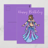 Gefeliciteerd Buikdanseres Briefkaart (Voorkant / Achterkant)