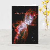 Gefeliciteerd - Butterfly Nebula in Scorpius Kaart (Gele Bloem)