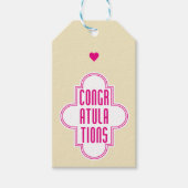 Gefeliciteerd Cadeaulabel (Voorkant)