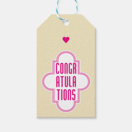 Gefeliciteerd Cadeaulabel