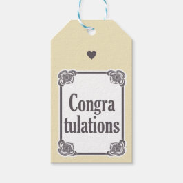 Gefeliciteerd Cadeaulabel