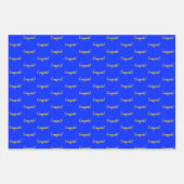 Gefeliciteerd! Cadeaupapier (Voorkant)