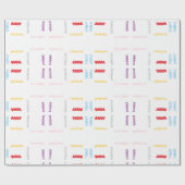 Gefeliciteerd Cadeaupapier (Vlak)