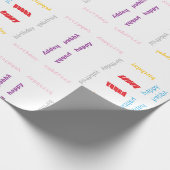 Gefeliciteerd Cadeaupapier (Hoek)