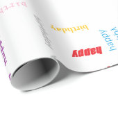 Gefeliciteerd Cadeaupapier (Rol Hoek)