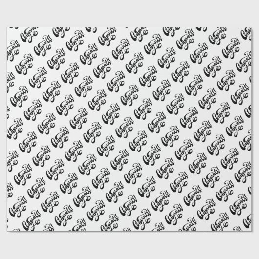 Gefeliciteerd Cadeaupapier (Vlak)