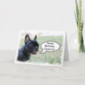 Gefeliciteerd, Cameron, Franse Bulldog-Kaart Kaart (Voorkant)