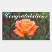 Gefeliciteerd Caraïbisch Roos #2 Stickers (Voorkant)