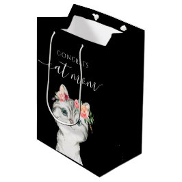 Gefeliciteerd Cat mam Gift Bag Medium Cadeauzakje