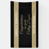 Gefeliciteerd! Celebrate College graad banner (Verticaal)