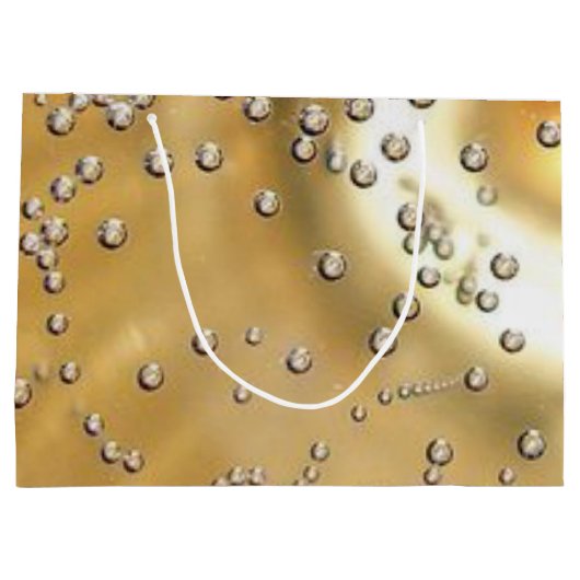 Gefeliciteerd, Champagne bubbles Groot Cadeauzakje (Achterkant)