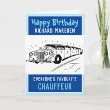 Gefeliciteerd Chauffeur of Bestuurder