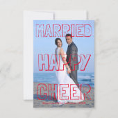 Gefeliciteerd Cheer Red Block 3x5 kerstKaart Kaart (Voorkant)